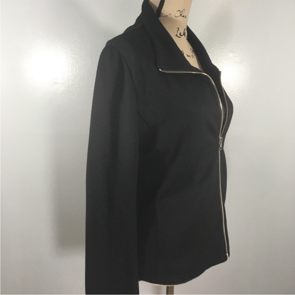 Lynn Ritchie Silver black silver zipper Jacket size smalll - Picture 4 of 13